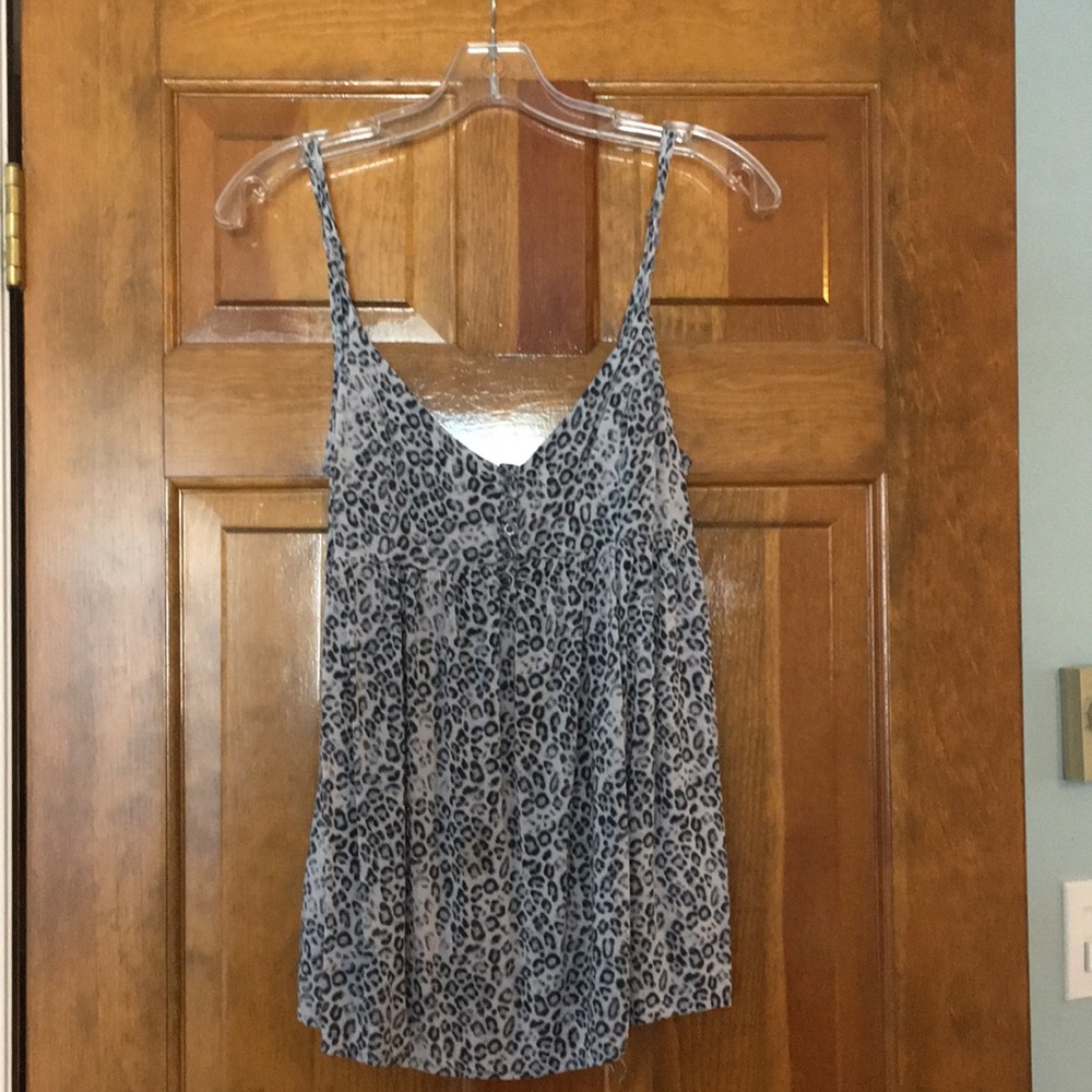🚫SOLD🚫 Leopard Print Tanktop